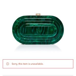 Aqua Emerald Green Clutch